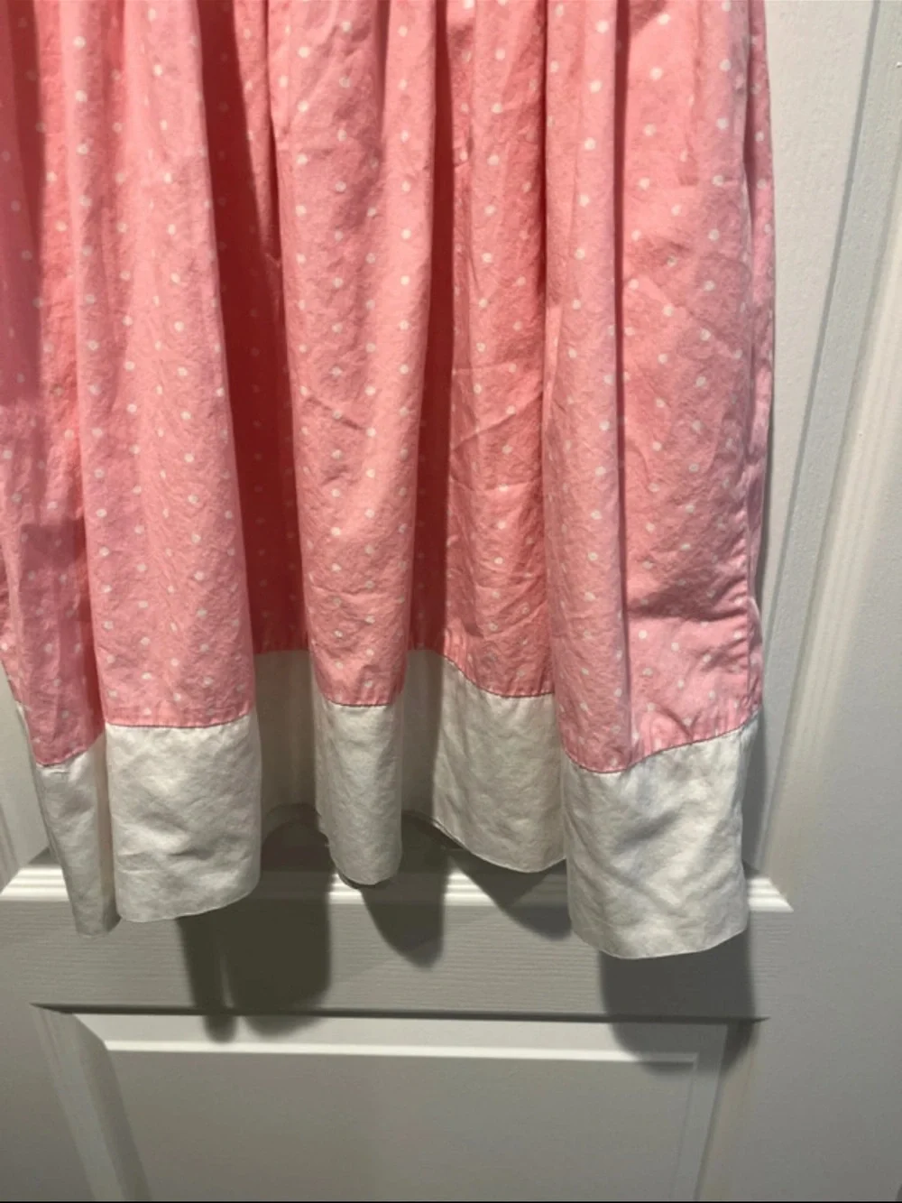 NWOT Vintage OshKosh B'gosh Pink Polka Dot Sleeveless Dress, Size 6X